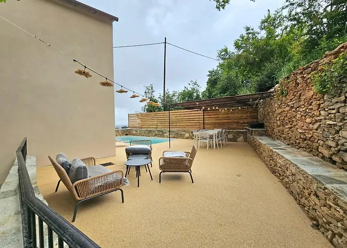 Magnifique Avec Piscine- Hauteurs De 巴斯蒂亚